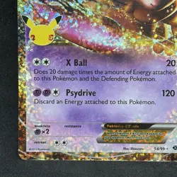 Pokemon Celebrations 25th Anniversary Card Mewtwo EX 54/99 Ultra RARE - Image 5