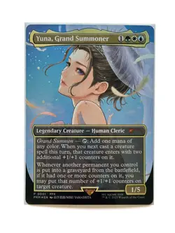 MTG English Yuna, Grand Summoner NM Foil Promos: WPN and Gateway NM Unplayed - Image 1