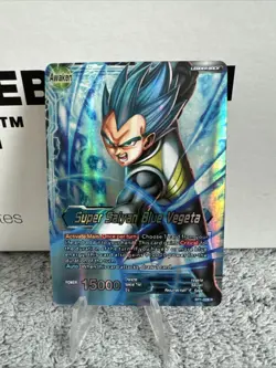 Dragon Ball Super Card Game Vegeta Super Saiyan Blue Vegeta Galactic Battle LP - Image 1