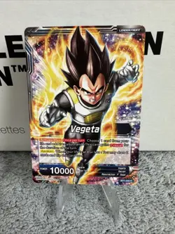 Dragon Ball Super Card Game Vegeta Super Saiyan Blue Vegeta Galactic Battle LP - Image 2