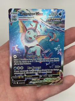 Vaporeon VMAX SWSH182 Sword & Shield Promo Holo Pokemon TCG Card NM/M - Image 1