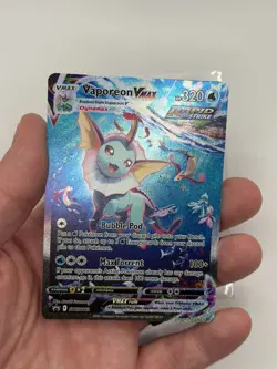 Vaporeon VMAX SWSH182 Sword & Shield Promo Holo Pokemon TCG Card NM/M - Image 3