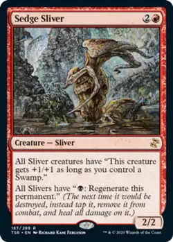 mtg magic sedge sliver time spiral ENGLISH slivoide des laiches remastered - Image 1