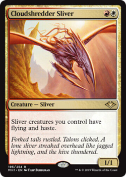 mtg magic cloudshredder sliver ENGLISH Slivoide dechiqueteur de nuage 4 availabl - Image 1