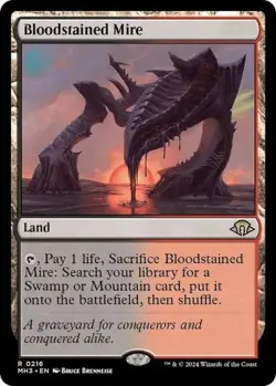 Magic The Gathering - Bloodstained Mire - Modern Horizons 3 - Near Mint - Image 1