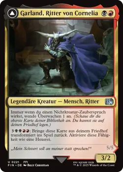 MTG Magic the Gathering Final Fantasy FIN Garland Ritter von Cornelia 221 deu - Image 1