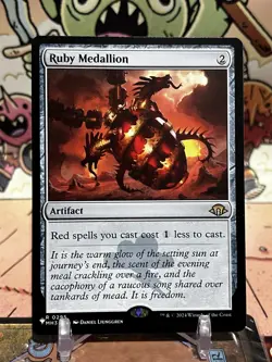 Ruby Medallion [The List Goblin Storm] MTG NF - Image 1