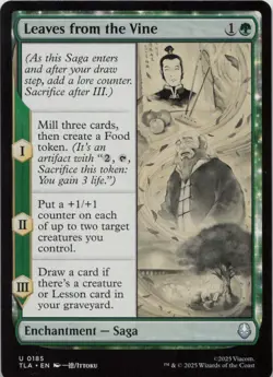 Leaves from the Vine U Avatar: The Last Airbender 185 NM MTG - Image 1