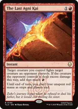 MTG [TLA-144 Foil NM] The Last Agni Kai - Image 1