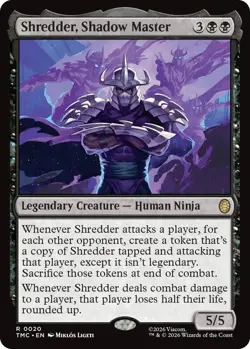 MTG Teenage Mutant Ninja Turtles Commander - Shredder, Shadow Master - Image 1