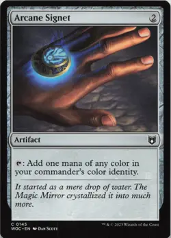 Arcane Signet C Commander: Wilds of Eldraine 145 LP-NM - Image 1