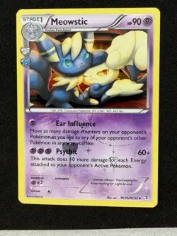Pokemon TCG Meowstic RC15/RC32 Uncommon Holo Generations Radiant Collection - Image 1