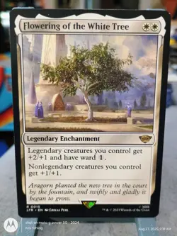 MTG Flowering of the White Tree - Rare #15 - LOTR: Tales of Middle-earth NM - Image 1
