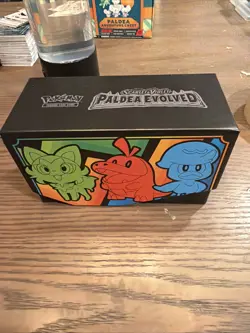 Pokemon Paldea Evolved Empty ETB Box With Accessories/No Outer Sleeve - Image 1