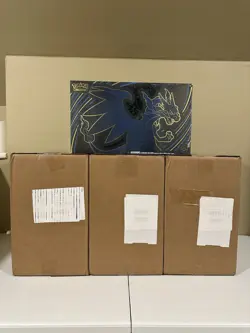 Pokemon TCG Mega Charizard X ex Ultra Premium Collection Sealed Case (4 Units) - Image 1