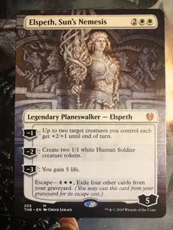 1x Elspeth, Sun's Nemesis Showcase Theros Beyond Death borderless MTG Magic x1 - Image 1