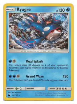 Kyogre 46/168 Holo Rare Celestial Storm Pokemon 2018 - Image 1