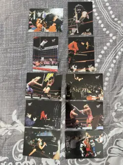 Vintage 1986 MLW “The Koloffs” & 2000’s WWF No Mercy Collector Cards Lot Of 11 - Image 4