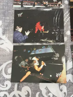 Vintage 1986 MLW “The Koloffs” & 2000’s WWF No Mercy Collector Cards Lot Of 11 - Image 5