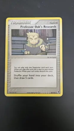 Pokemon TCG Professor Oak's Research EX Dragon Frontiers 80/101 Uncommon LP - Image 1