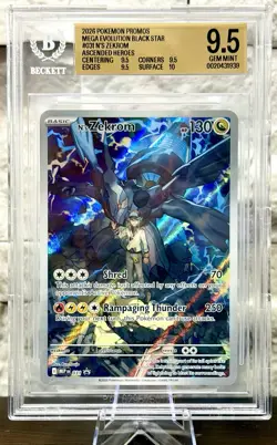 Pokemon 2026 Mega Evolution Promo N's Zekrom 031 Holo English BGS 9.5 + - Image 1