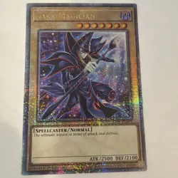 YUGIOH DARK MAGICIAN (NEW ART) RA04-EN001 QUARTER CENTURY SECRET 1ST ED NM - Image 1