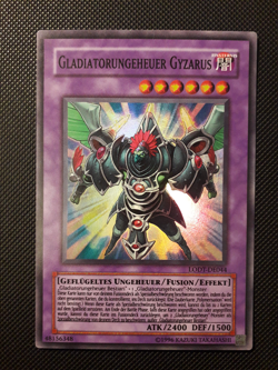 Yu-Gi-Oh! Gladiatorungeheuer Gyzarus, LODT_DE044, SR, 2. Auflage, Excellent - Image 1
