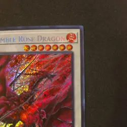 Yugioh 1x Bramble Rose Dragon Secret Rare DOOD-EN039 Doom of Dimensions 1st Ed - Image 3