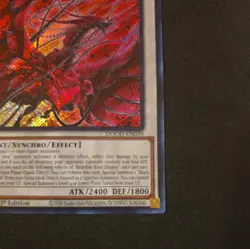 Yugioh 1x Bramble Rose Dragon Secret Rare DOOD-EN039 Doom of Dimensions 1st Ed - Image 4