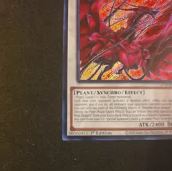 Yugioh 1x Bramble Rose Dragon Secret Rare DOOD-EN039 Doom of Dimensions 1st Ed - Image 5