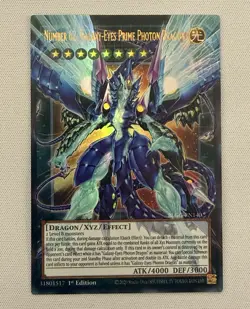 Konami Yu-Gi-Oh! Number 62 Prime Photon Dragon 1st BLGG-EN140 - Image 1