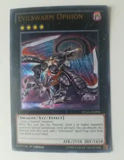 Evilswarm Ophion - 1st Edition - DUSA-EN090 - Ultra Rare - Yugioh - NM - Image 1