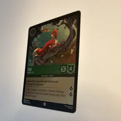 Disney Lorcana Tod Nimble Fox Wilds Unknown 72/204 Foil - Image 2