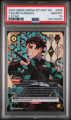 Tanjiro Kamado Union Arena 2 Star Super Rare PSA 10 LOW POP Demon Slayer 💎⚔🔥 - Image 1