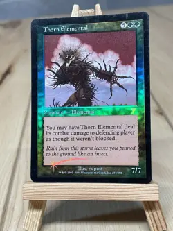 2001 Magic: The Gathering 7th Edition Thorn Elemental Foil #273 - Image 2