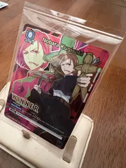 Union Arena TCG Winner Card Nobara Kugisaki Foil English UEPR/JJK-1-043 - Image 3