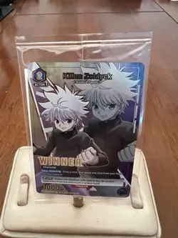 Union Arena Winner Card Killua Zoldyck UEPR/HTR-1-018 R Foil - Image 1