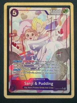 One Piece TCG - Sanji & Pudding - EB02-035 Anime 25th Collection - Alt Art #2 - Image 1
