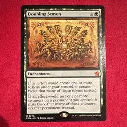 Magic: The Gathering Doubling Season Foundations 0216 Mythic EN Enchantment - Image 1