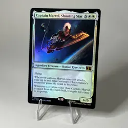 Captain Marvel, Shooting Star Commander: Marvel Super Heroes Foil MTG 589 - Image 1