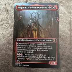 Solphim, Mayhem Dominus - Custom Art MTG Magic The Gathering Playtest Card - Image 1
