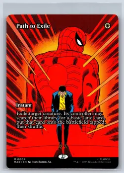Path to Exile (Borderless) 4 Marvel Universe Magic: The Gathering NM - Image 1