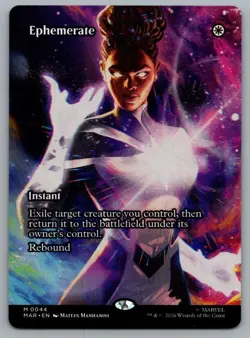 Ephemerate (Borderless) 44 Marvel Universe Eternal-Legal Magic: The Gathering NM - Image 1