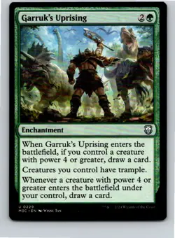 Magic the Gathering Garruk's Uprising Commander: Modern Horizons 3 MTG Free Ship - Image 1