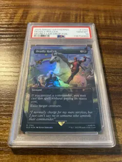 MTG🦄DEADLY ROLLICK🌈 FOIL🦄Secret Lair Drop Deadpool PSA 10 RARE SIDHARTA Art - Image 5