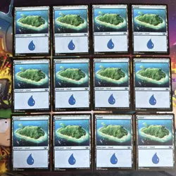 12x Island- Unsanctioned- Squirrel Land- Mtg Magic the Gathering Cards- NM - Image 1