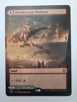 MTG Needleverge Pathway (ZNR) Zendikar Rising (Borderless) Regular 288 - Image 1
