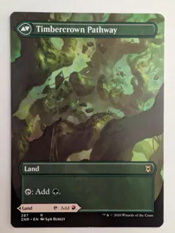 Wizards of the Coast MTG Zendikar Rising Cragcrown/Timbercrown Pathway 287 Land - Image 2
