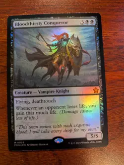 MTG Foundations Bloodthirsty Conqueror Normal + Foil, Doubling Season (Foil) Lot - Image 4