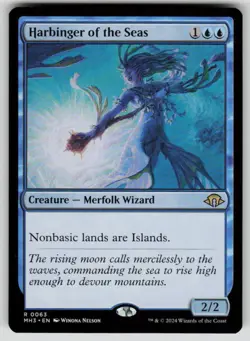 Harbinger of the Seas Rare Modern Horizons 3 63 MTG Near Mint 2024 - Image 1
